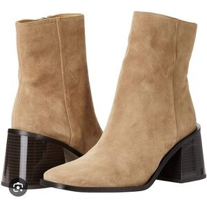 Sam Edelman Camel Suede Ankle Booties